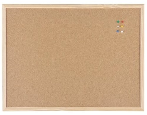 Bi-Office Korktafel Basic 90x60cm Holzrahmen