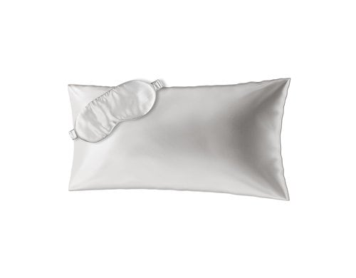 Ailoria BEAUTY SLEEP (40x80cm) Pearl 1x Silk pillow case, 1x Sleeping mask