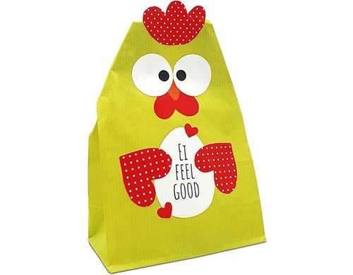 B+C Geschenktüte Ostern, Chicken, 12 x 21 x 6 cm, 2 Stk.