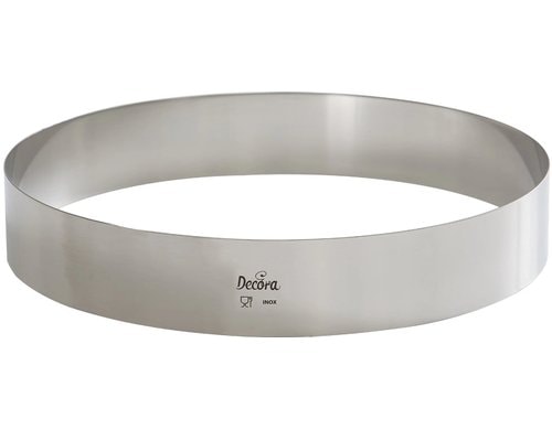 Decora Edelstahl Backring 32cm x 4.5cm