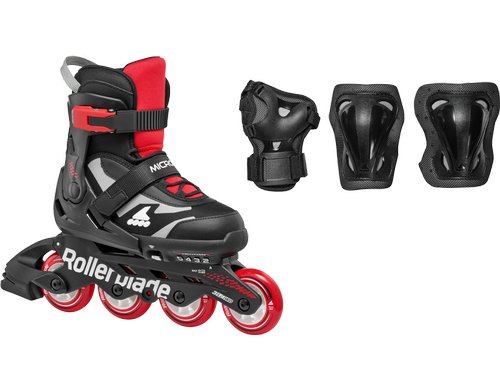 MICROBLADE COMBO SCHWARZ/ROT, Grösse 28-32