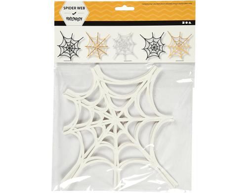 Creativ Company Papierdeko Spinnennetz 16 Stück, 230 g, 19 x 21 cm
