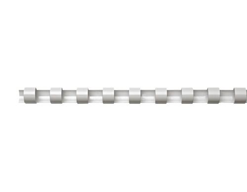 Binderücken 16mm, weiss, 25 Stk. Blattkapazität 101-120, 21 Ringe