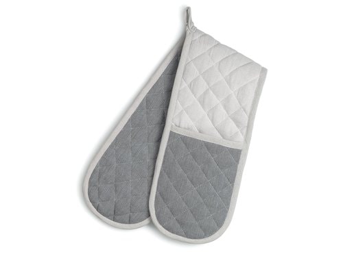 Kela Küchenhandschuh Tia Graphitgrau Hellgrau