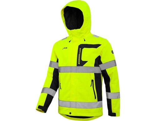 ACE Neon Lite Softshell-Warnjacke  Herren (Klasse 3) - Gelb - 3XL
