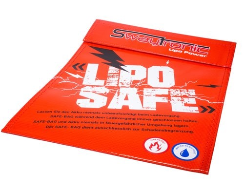 Swaytronic LiPo safe bag rot 300 x 230mm