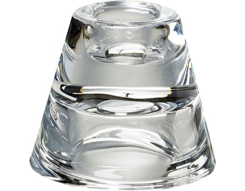 balthasar Kerzenhalter multifunktional Glas, für Stabkerze oder Teelichter