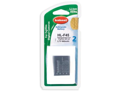 Hähnel Ersatzakku HL-F45, für Fuji NP-45 Lithium-Ionen-Akku, 3,7V 660mAh