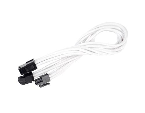 ATX Extension 8-8(4+4)Pin weiss 8 Pin CPU Power Verlängerung 30cm