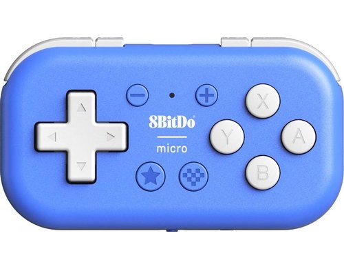 8BitDo Micro Gamepad Wireless blue Wireless, Switch/Switch2/PC/Mobile