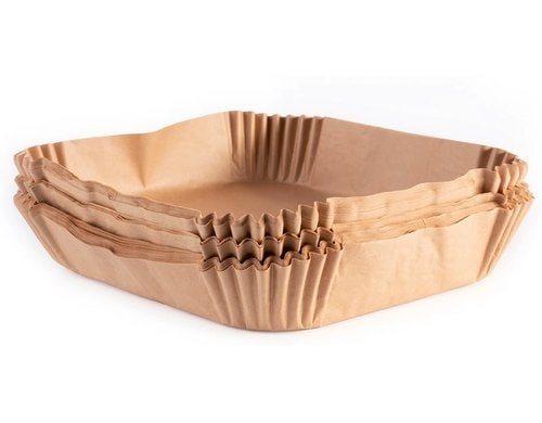 GOURMETmaxx Backpapier Schalen 23x23cm 100 Stk, 220° hitzebständig, 23x23x4.5cm