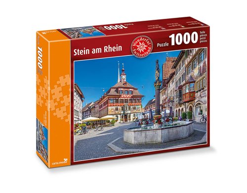 1000 Teile Puzzle Stein am Rhein Puzzle mit 1000 Teilen