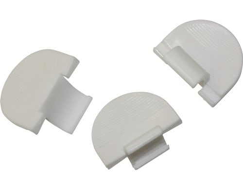Gardinia Ersatzset Bediengriffe, Weiss für Day + Night Plissee, 3 Stück