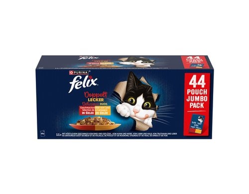 Felix Nassfutter Fleisch in Gelee 44x85g