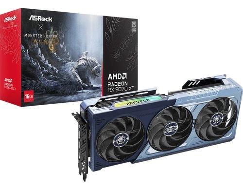 ASRock AMD Radeon RX 9070 XT MHW Edit 16GB AMD Radeon RX9070 XT, 1x HDMI, 3x DP