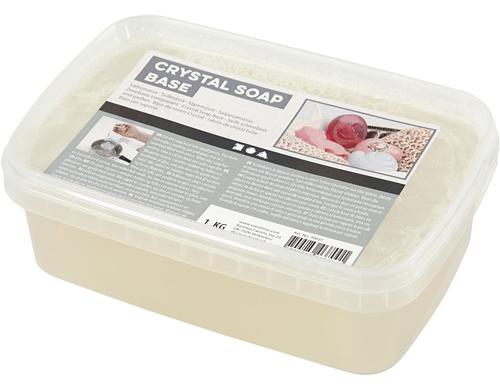 Creativ Company Glycerinseife transparent sulfatfrei, 1 kg