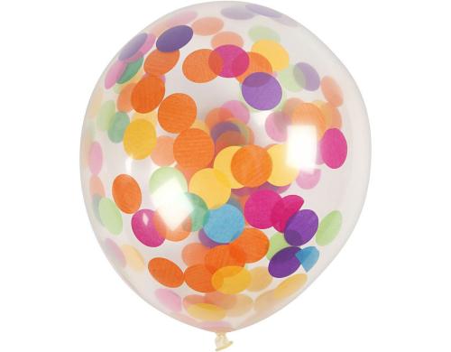 Creativ Company Ballons Konfetti 4 Stück, 23 cm, rund