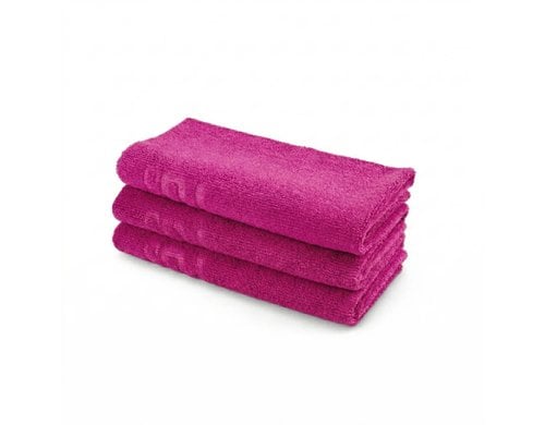 3er Set Edgeless Towel 40x40cm , 350 GSM , Pink