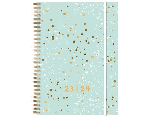 Simplex Schüleragenda Emotions  A5 Touch 1 Woche auf 2 Seiten, 17 Mt., Confetti