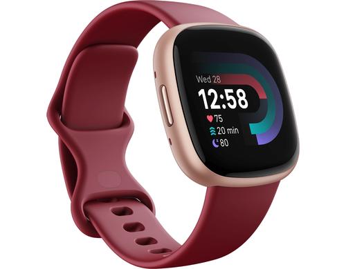 Fitbit Versa 4 Smartwatch beet/copper rose