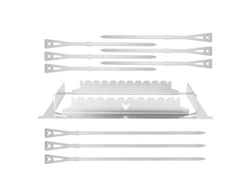 Halterung und Spieße für FENNEK 2.0 (6 x kurze & 3 x lange Spieße)
