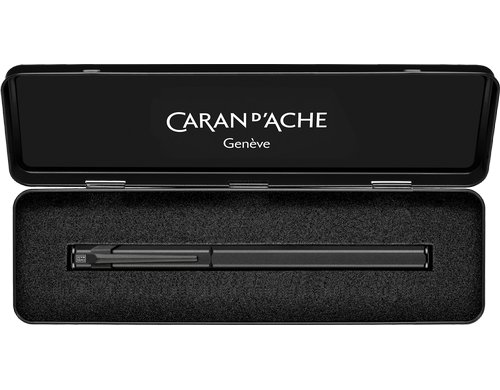 Caran dAche Füllfederhalter 849 Black Code M 0.55mm, schwarz