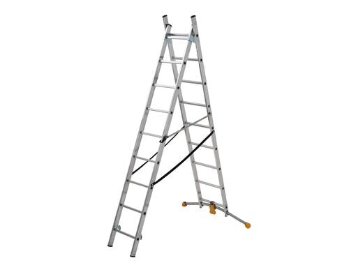 HAILO 2x11 Sprossen Kombileiter 2x9 HobbyLOT