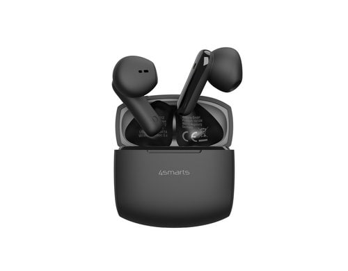 4smarts Kopfhörer BT In-Ear SkyBuds Air Schwarz, ultraleichtes Design
