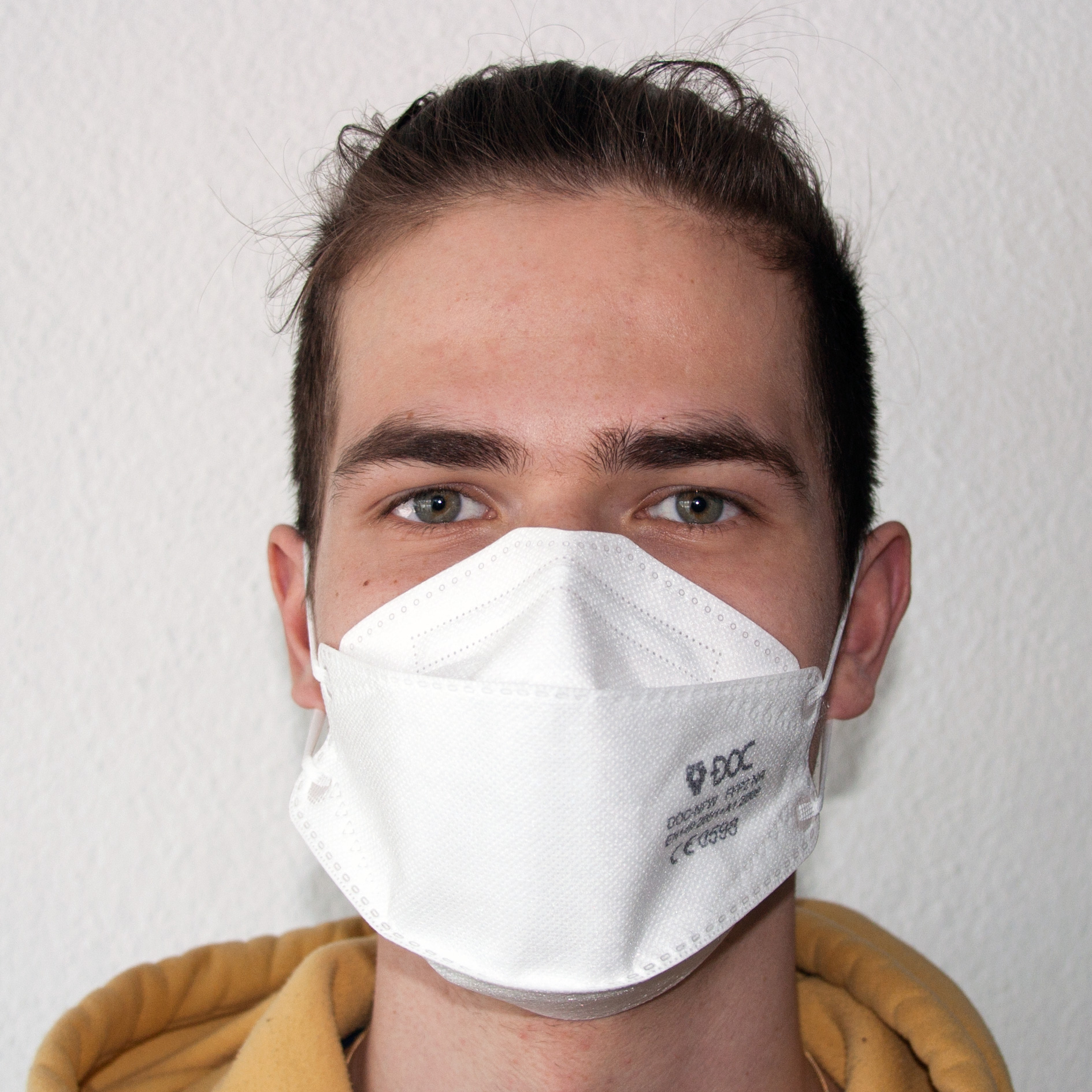 DOC-NFW Partikelfiltrirende Halbmaske Type FFP2 25 Stk. Einzelverpackt. Deutsche Beschriftung DOC-NFW Partikelfiltrirende Halbmaske Type FFP2 25 Stk. Einzelverpackt. Deutsche Beschriftung