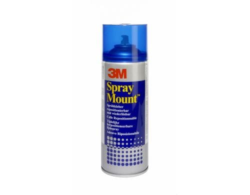 3M SprayMount Sprühkleber 400ml transparent, kurze Zeit repositionierbar