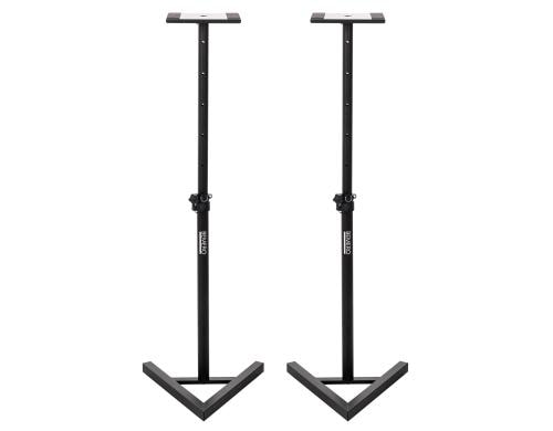 Bemero SMS-9040BK Studiomonitorstativ Paar Für Nahfeldmonitore, Höhe: 690-1300mm, Paar