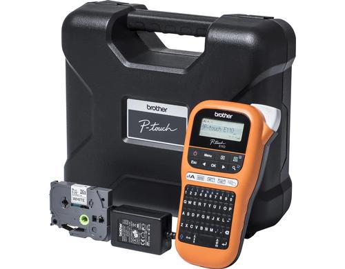 Brother P-touch PT-E110VP,QWERTZ-Tastatur