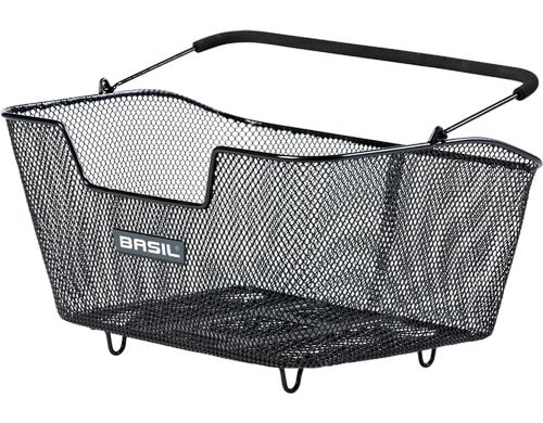Basil Base M Multisystem NX, schwarz Gepäckträgerkorb, 14 L