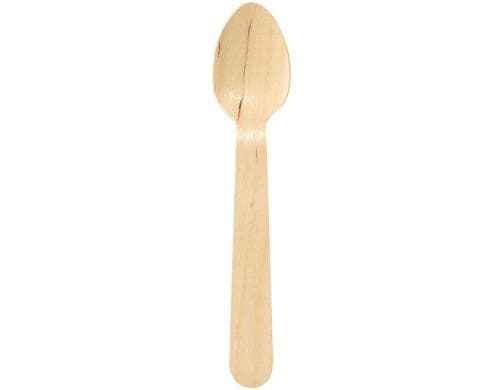 Biopak Kaffeelöffel 11 cm natürlich 100 Stück, Holz Birke, China
