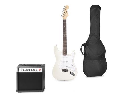 MAX GigKit E-Gitarrenset, weiss