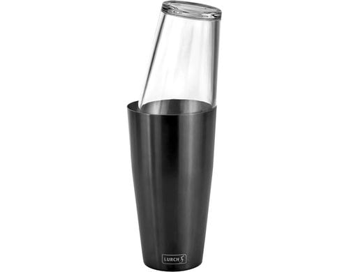 Lurch Cocktail Boston Shaker mit Glas 750 ml, Edelstahl/Glas