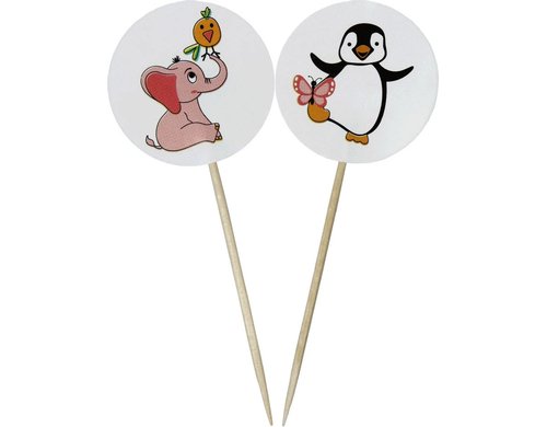 Demmler Deko Picker Tierwelt 12 Stk, 35x85mm