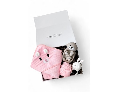 Badebox rosa Bär