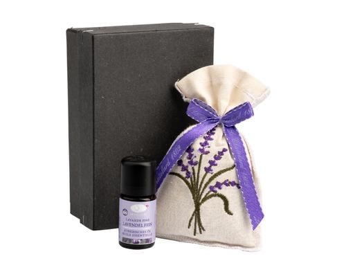 Aromalife Geschenkset Lavendel Duftsäckchen m. ätherisches Öl 5ml Ruhe