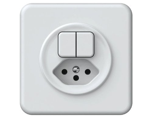 Hager ORIGIN UP Kleinkombination SCHEMA 1 3+3/1x T13, QuickConnect Steckklemmen, ws