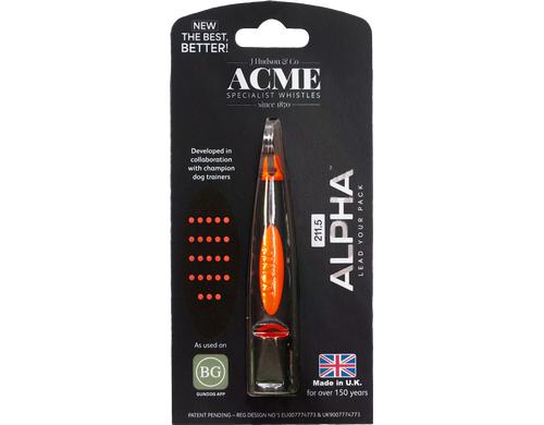 Acme Alpha Hochfrequenzpfeife 211.5 schwarz/orange