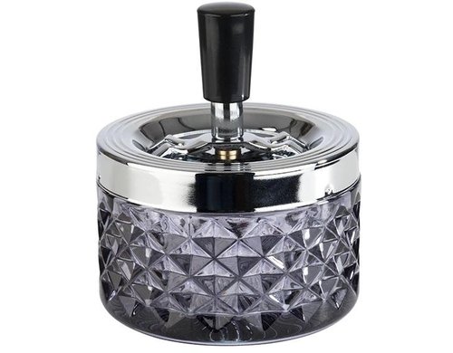 APS Drehaschenbecher PUSH Ø 9,5 cm, H: 11 cm