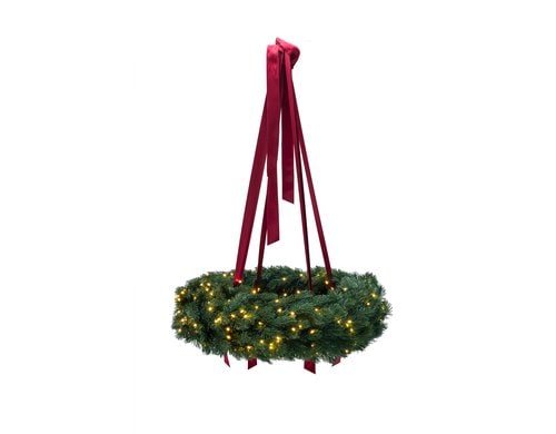 STT LED Kranz Wreath 80 240LED ww, 80x20cm