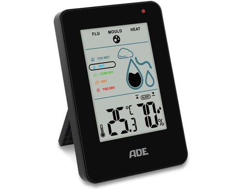 ADE digitales Thermo-/Hygrometer schwarz