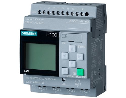 Siemens LOGO! 8.4 Grundgerät 230RCE 115/230V AC/DC, 8 Eing., 4 Ausg., Display