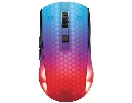 Deltaco Wireless DM320 RGB black/Trans black-Transparent