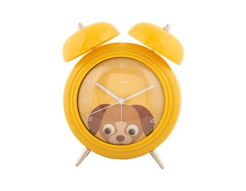 KARLSSON Wecker Peekaboo Hund Alarm clock Peekaboo Dog yellow