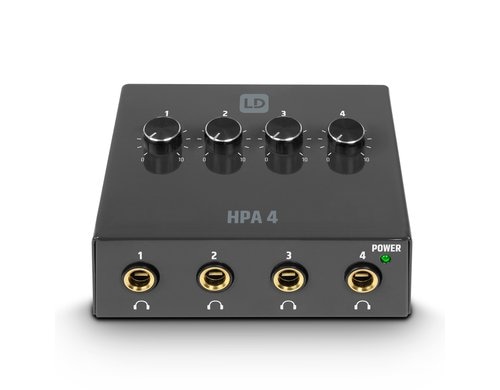 LD Systems Kopfhörerverstärker 4 Kanal 4CH, 100mw, 6.3mm