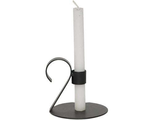 Chalet Kerzenhalter Naujan 12x12x11cm schwarz