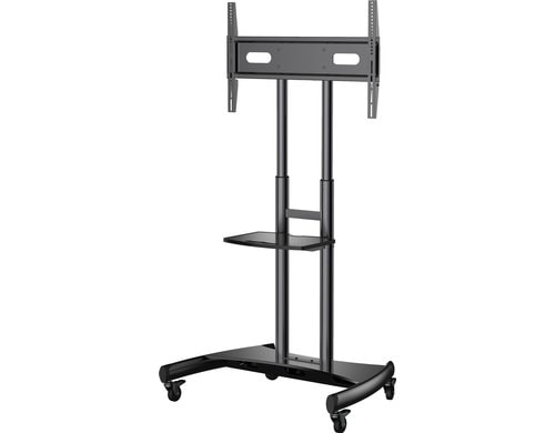 Audioraq TV Stand Pro 4474 bis 85, aus Metall, schwarz, max. 90kg